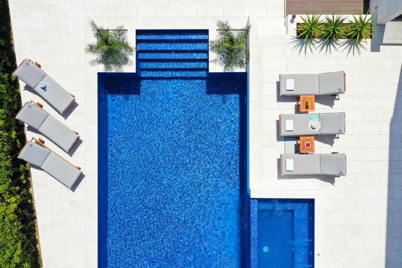 Villa Pino With Pool, Sauna & Jacuzzi Petrcane Ngoại thất bức ảnh